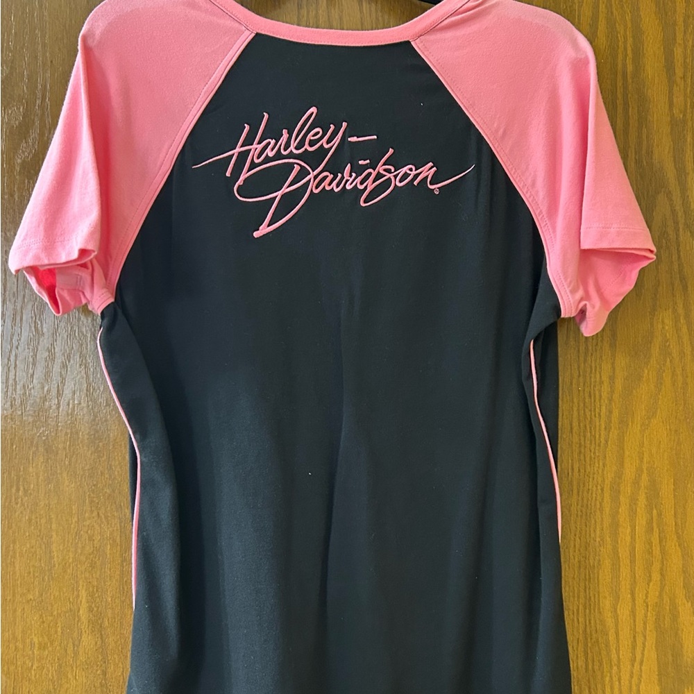 Harley-Davidson Black Jacket with Pink Details - Picture 5 of 5
